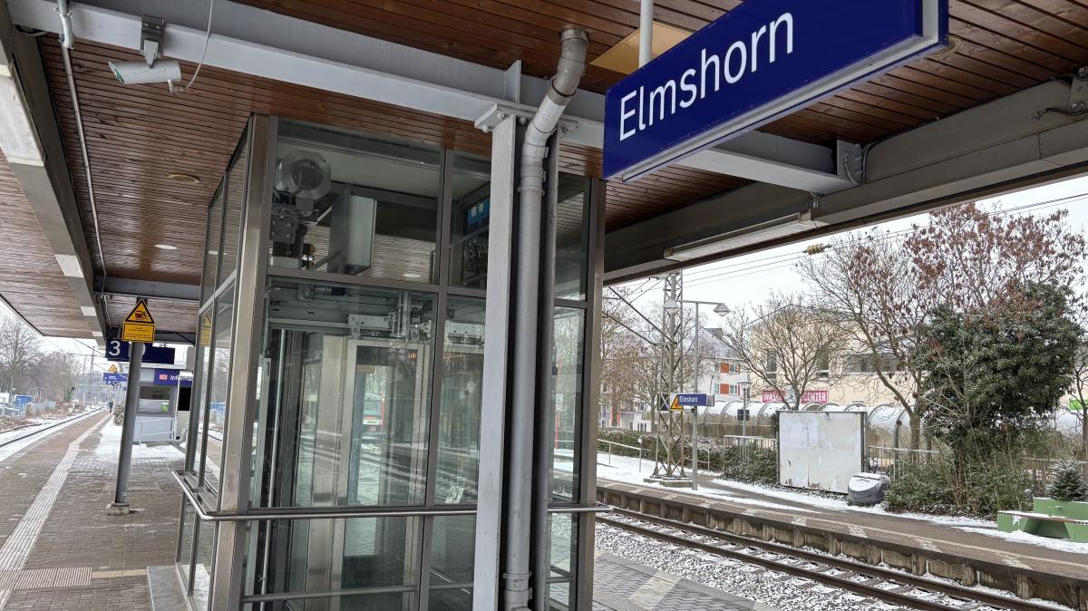 Aufzug am Elmshorner Bahnhof fällt monatelang aus