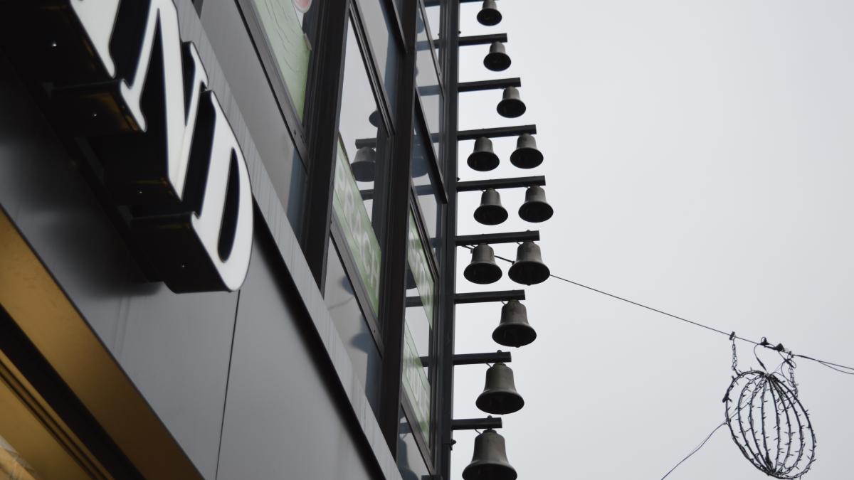 This is how the carillon in Delmenhorst city center works