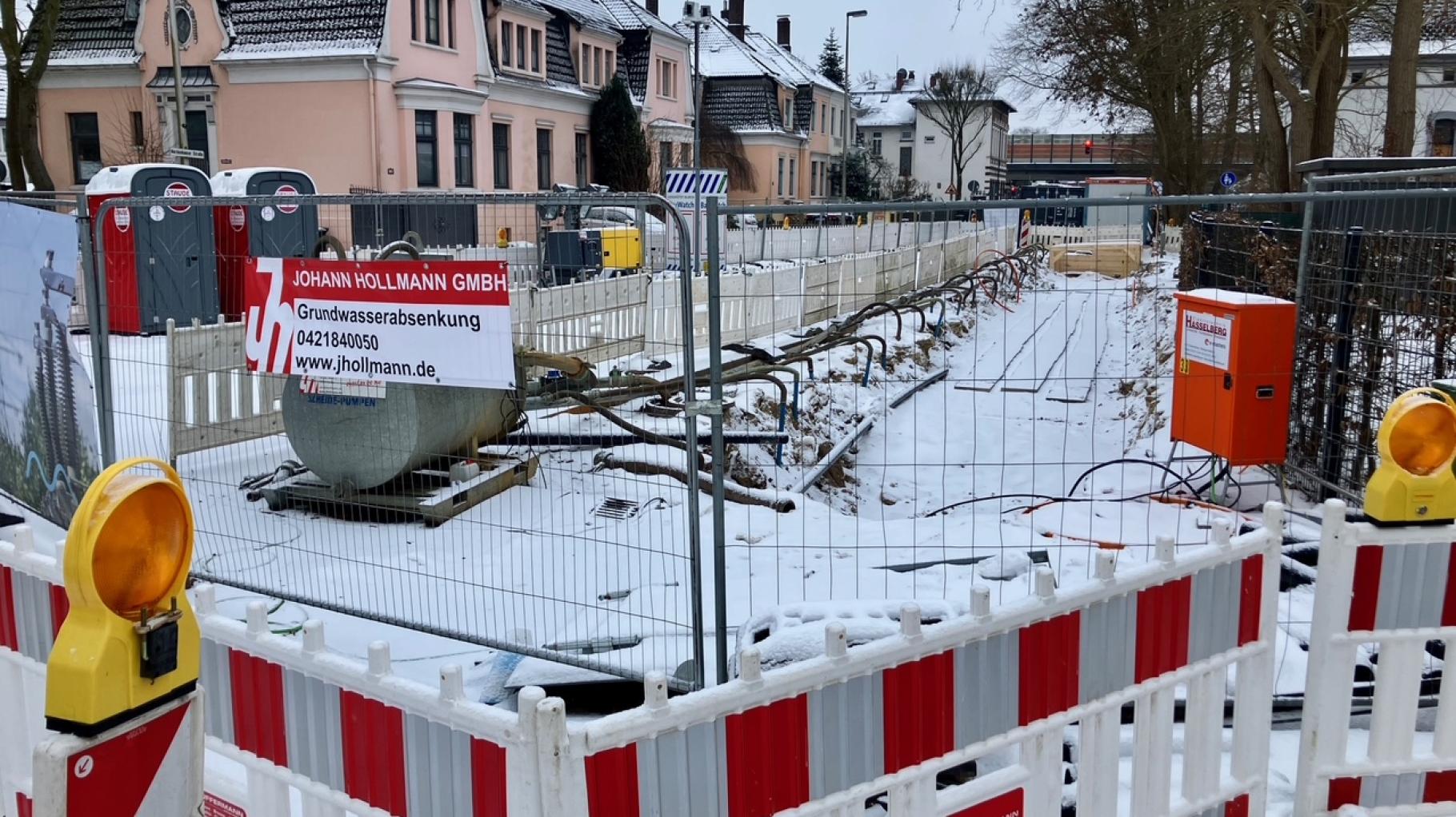 Nordenhamer Straße in Delmenhorst bleibt noch für einige Wochen voll gesperrt