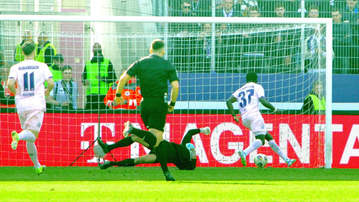 3rd Football League: VfL Osnabrück wins 3-1 at Erzgebirge Aue