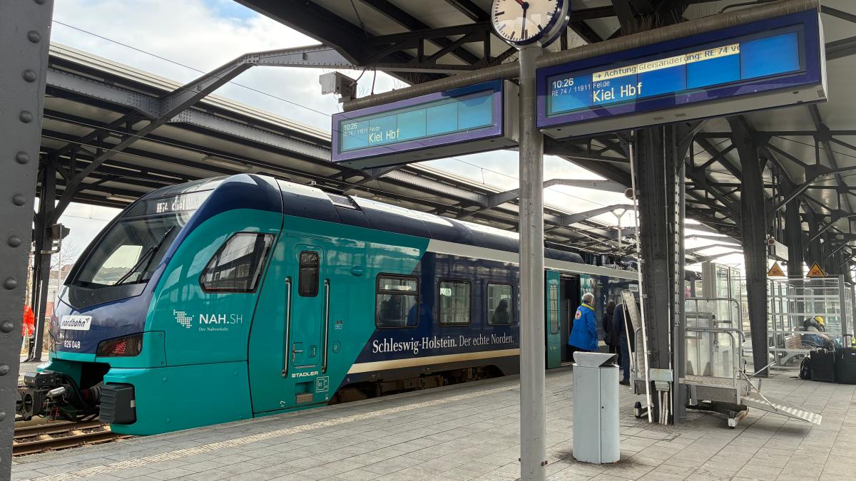 March: The Nordbahn trains are cancelled - | Kiel, Rendsburg, Eckernförde