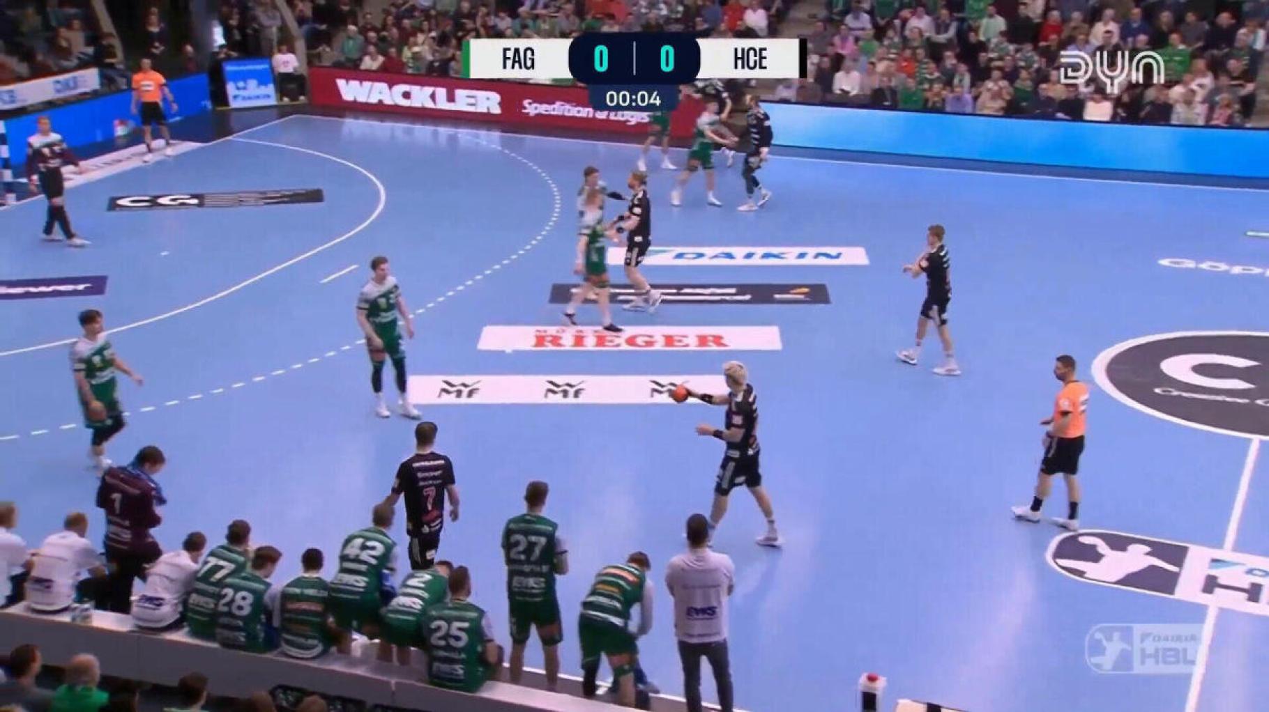 Spiel Highlights zu FRISCH AUF! Göppingen - HC Erlangen