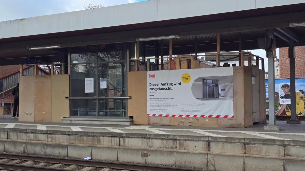 Elevator dilemma at the train station: Elmshorn accuses Deutsche Bahn of ...