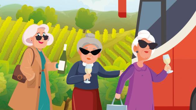 Υποτίθεται ότι ήταν ένα ακίνδυνο ταξίδι με λεωφορείο μέσω του Παλατινάτου. (ελεημοσύνη) Υποτίθεται ότι ήταν ένα ακίνδυνο ταξίδι με λεωφορείο μέσω του Παλατινάτου. (ελεημοσύνη)