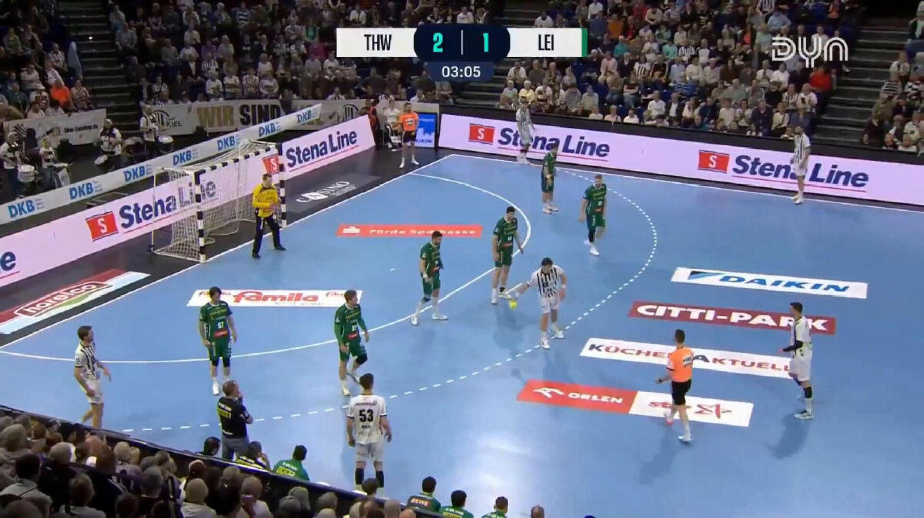 Spiel Highlights zu THW Kiel - SC DHfK Leipzig
