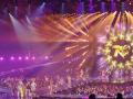 <p>Frühere ESC-Teilnehmer stehen bei der Probe für das Finale des 70. Eurovision Song Contest (ESC) auf der Bühne. 25 Finalisten kämpfen im Finale um den Sieg. (zu dpa: «ESC-Finale 2026: Die Platzierungen»)</p>
