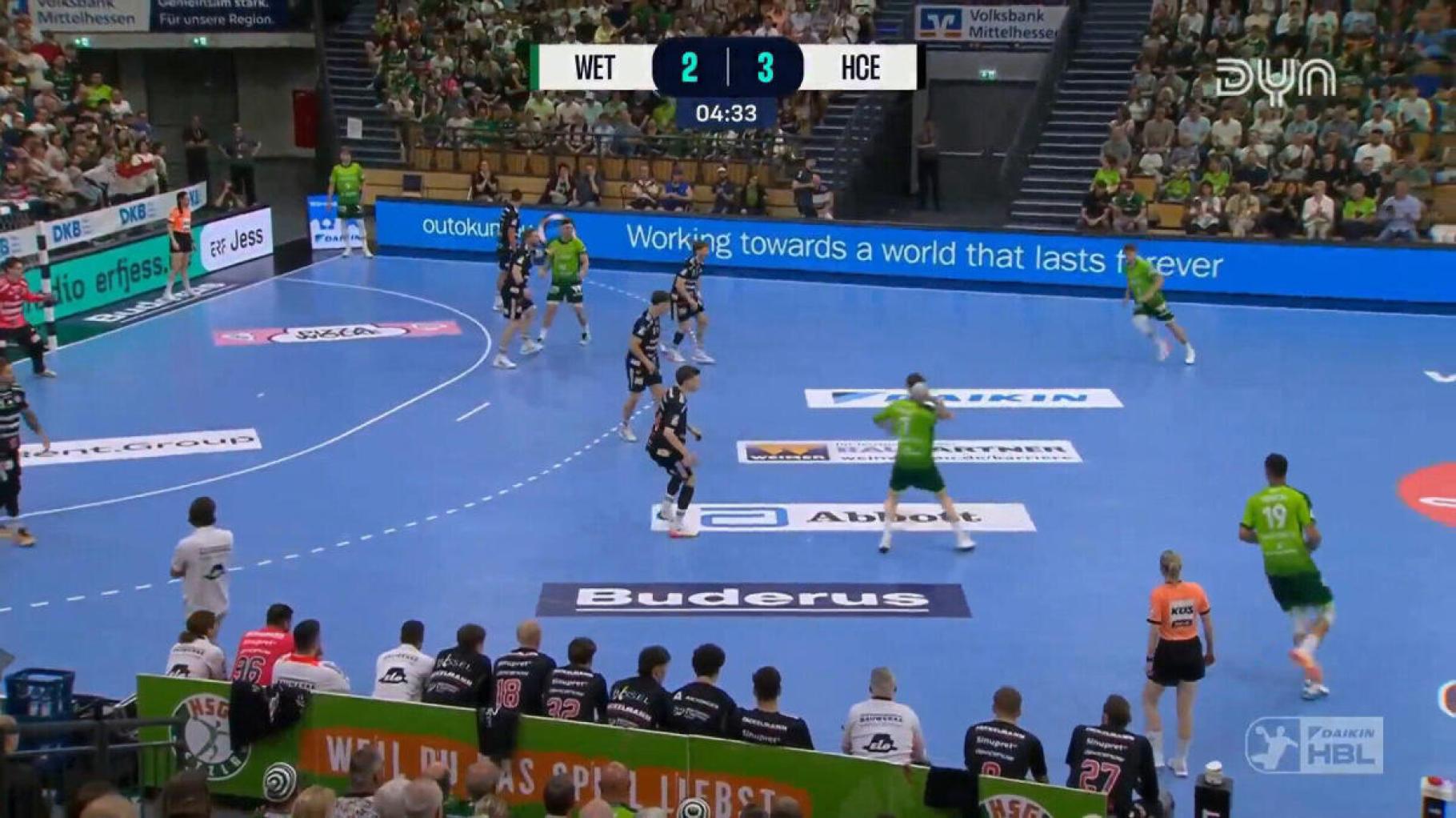 Spiel Highlights zu HSG Wetzlar - HC Erlangen