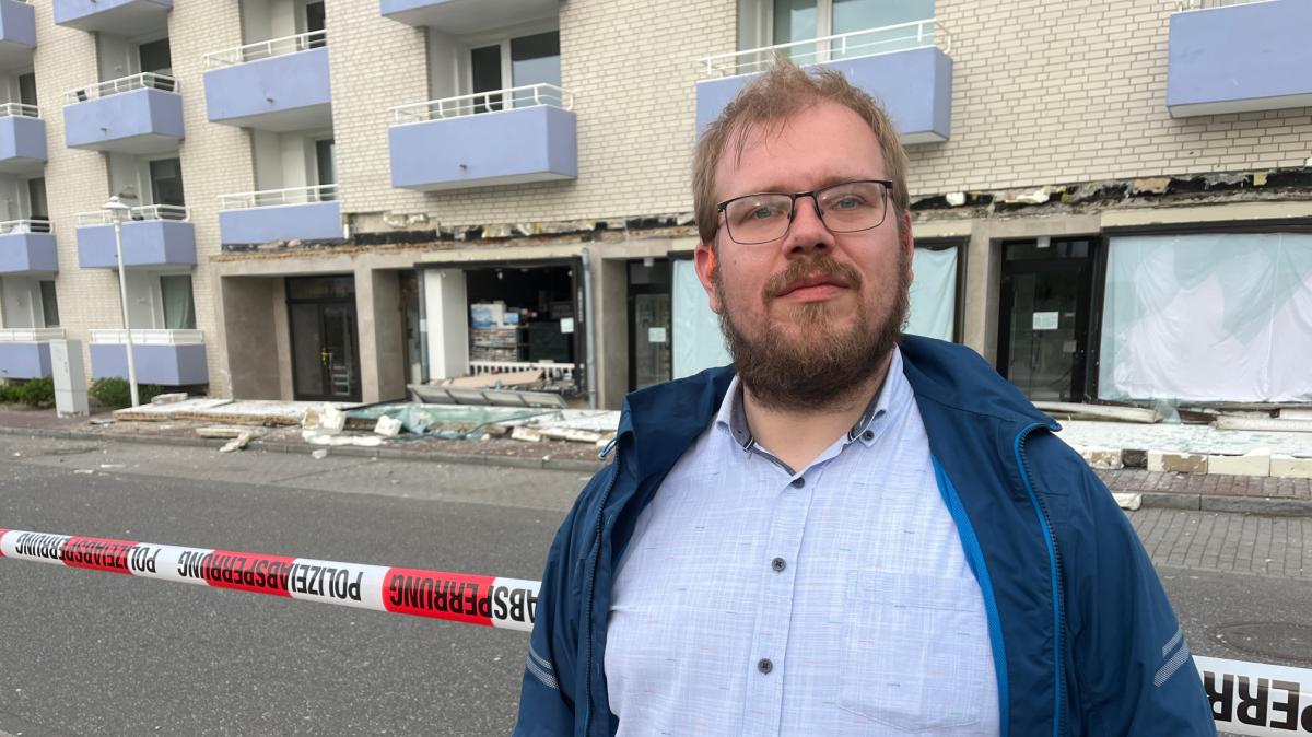 Canopy collapse on Sylt: Shop owner narrowly escapes disaster
