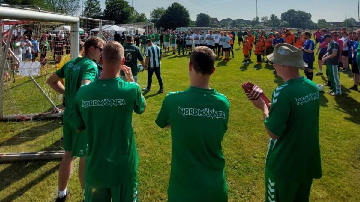 Werder Bremen fan clubs are playing for the challenge cup in Wymeer