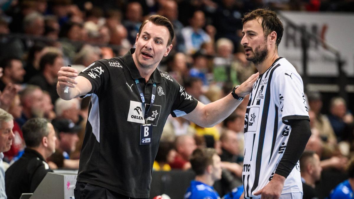 Filip Jicha und Domagoj Duvnjak beim THW Kiel