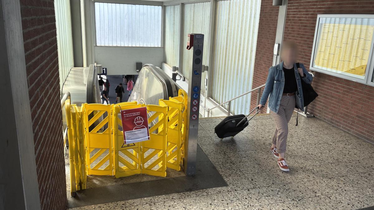 Osnabrück Central Station: Escalators out of service for months