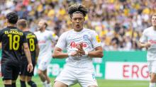 Shuto Machino war in der Bundesligasaison mit elf Treffern der Top-Torschütze von Holstein Kiel - und bescherte dem Club einen Millionen-Regen.