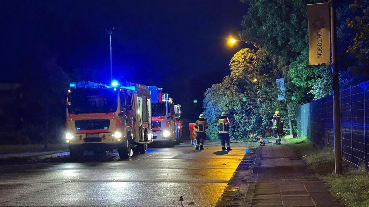 Thunderstorm: Three fire brigade call-outs in Rendsburg and Fockbek