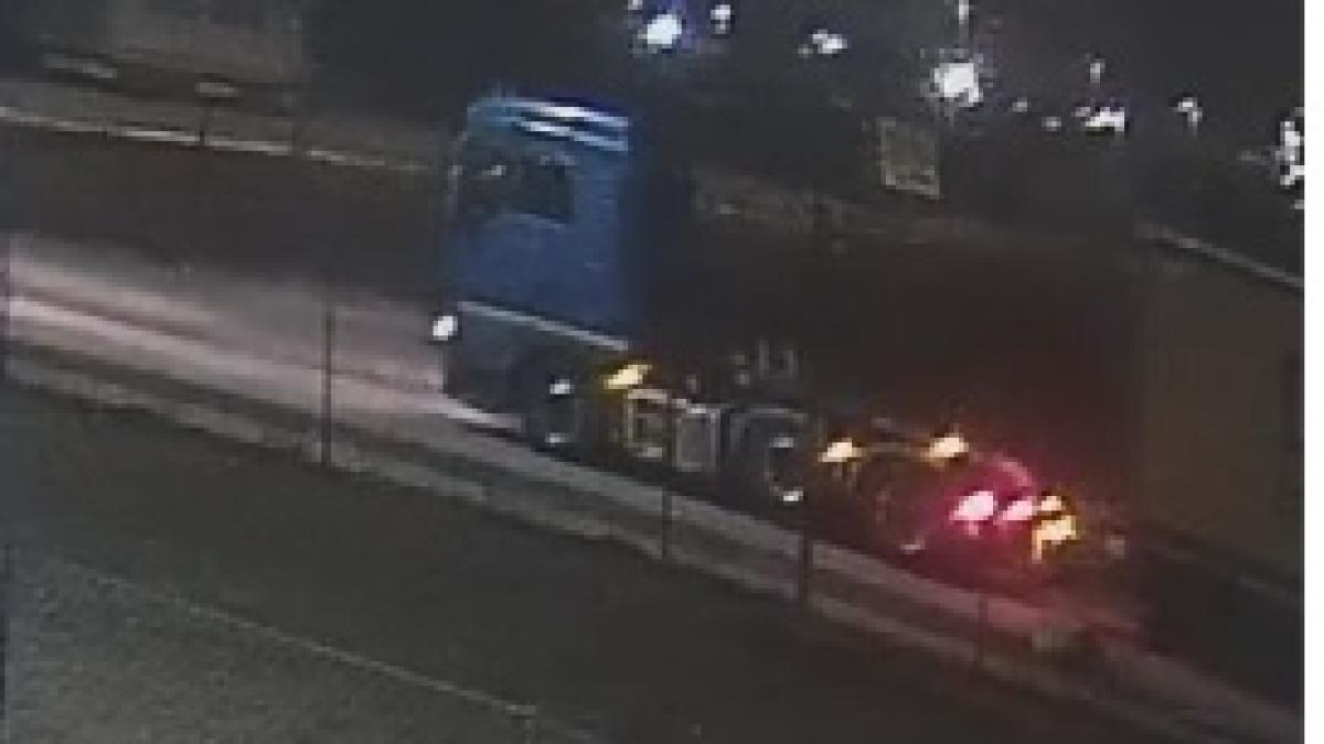 Versuchtes Tötungsdelikt auf A281: Polizei sucht MAN-Zugmaschine