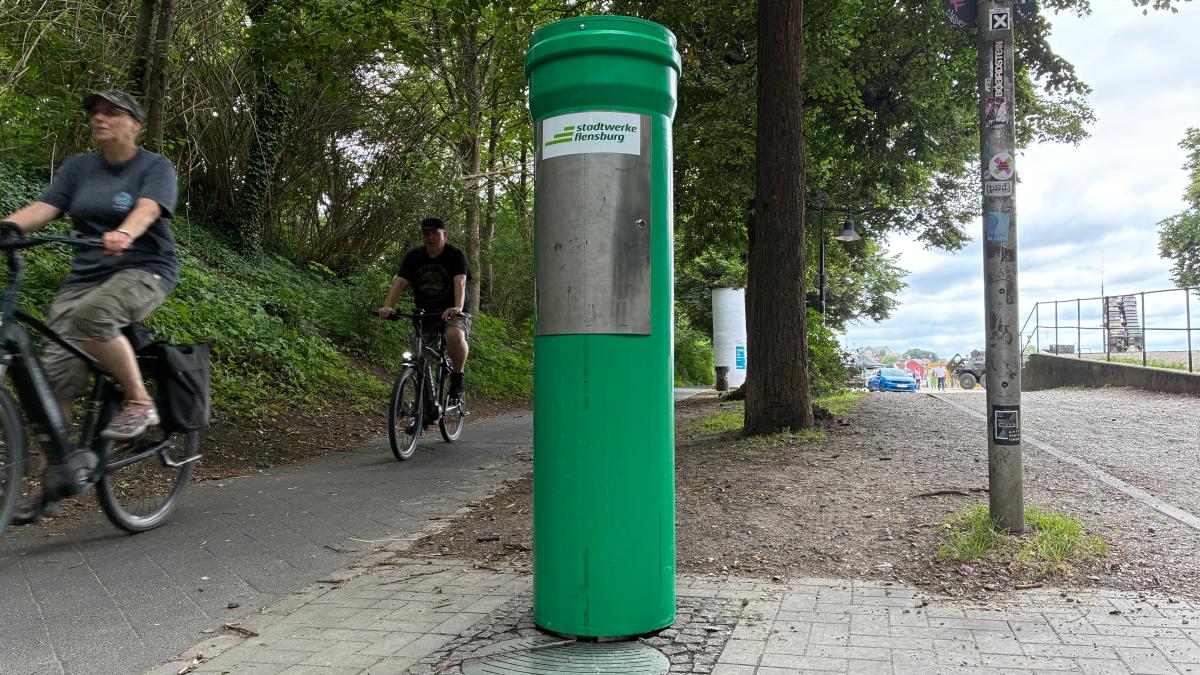 Nach Hitzewelle kommt Trinkswasserspender in Flensburg zurück
