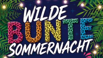Wilde bunter Sommernacht