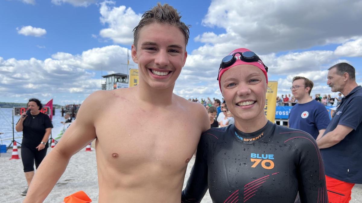 Fördecrossing in Glücksburg: 15-year-old swims fastest
