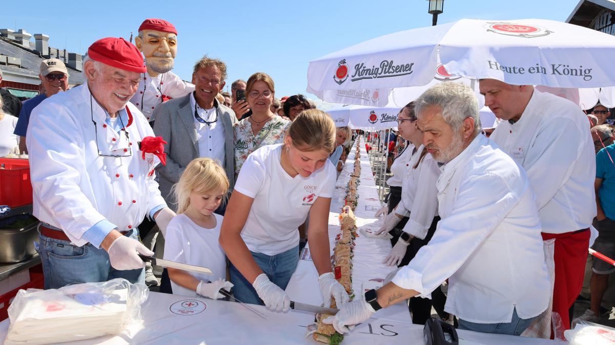 Gigantisch: Sylt knackt Fischbrötchen-Rekord!