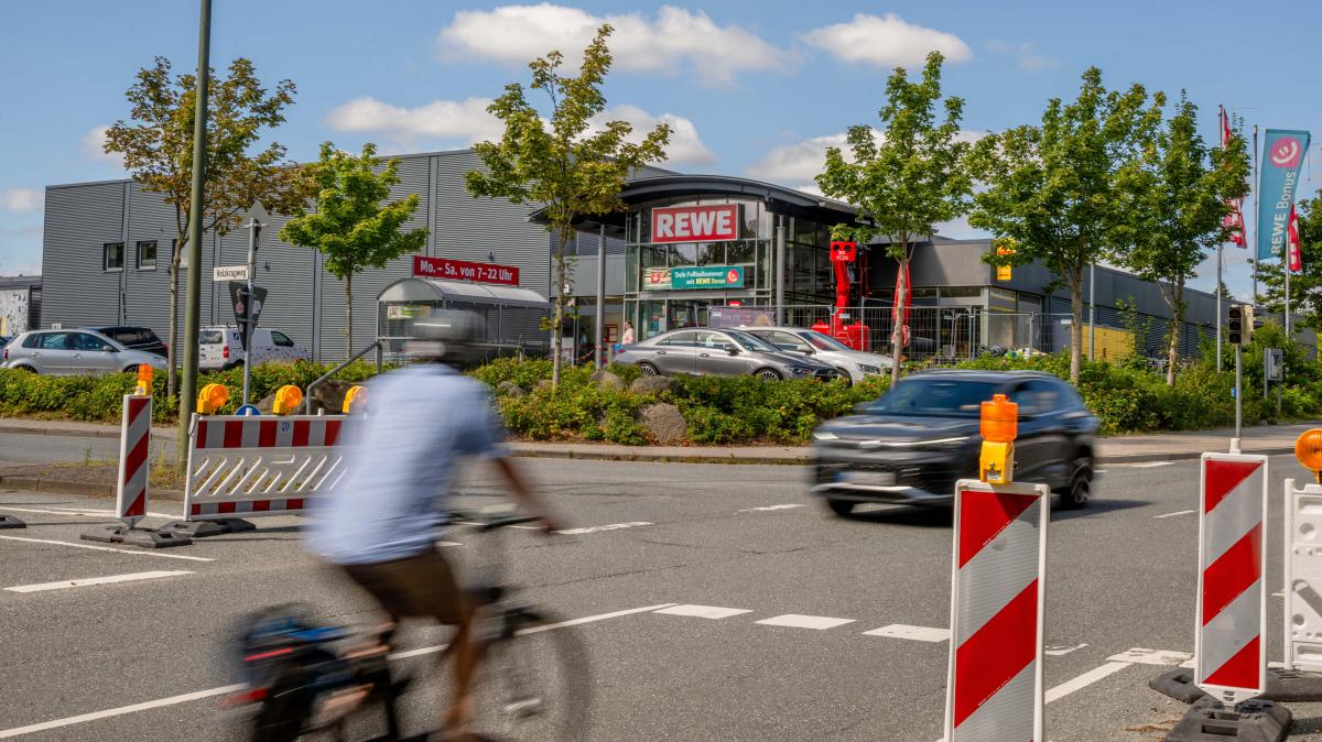Rewe supermarket on Ochsenweg in Flensburg closes for two months