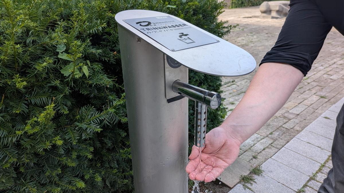 Trinkwasserbrunnen in Delmenhorst: Problem gelöst, Wasser fließt