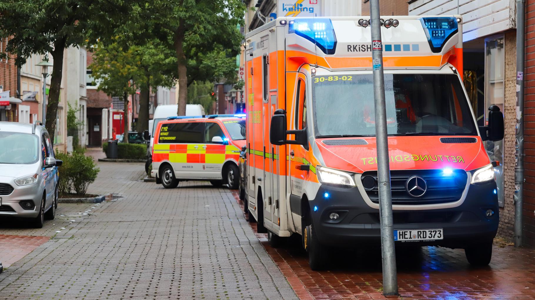 Gewalttat am Elmshorner Bahnhof, drei Männer im Krankenhaus