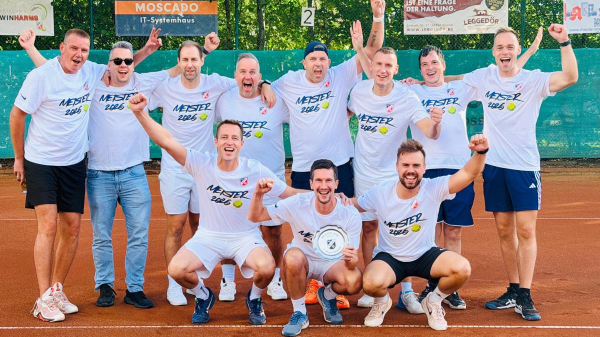 TuS Weener: Men's tennis team promoted undefeated