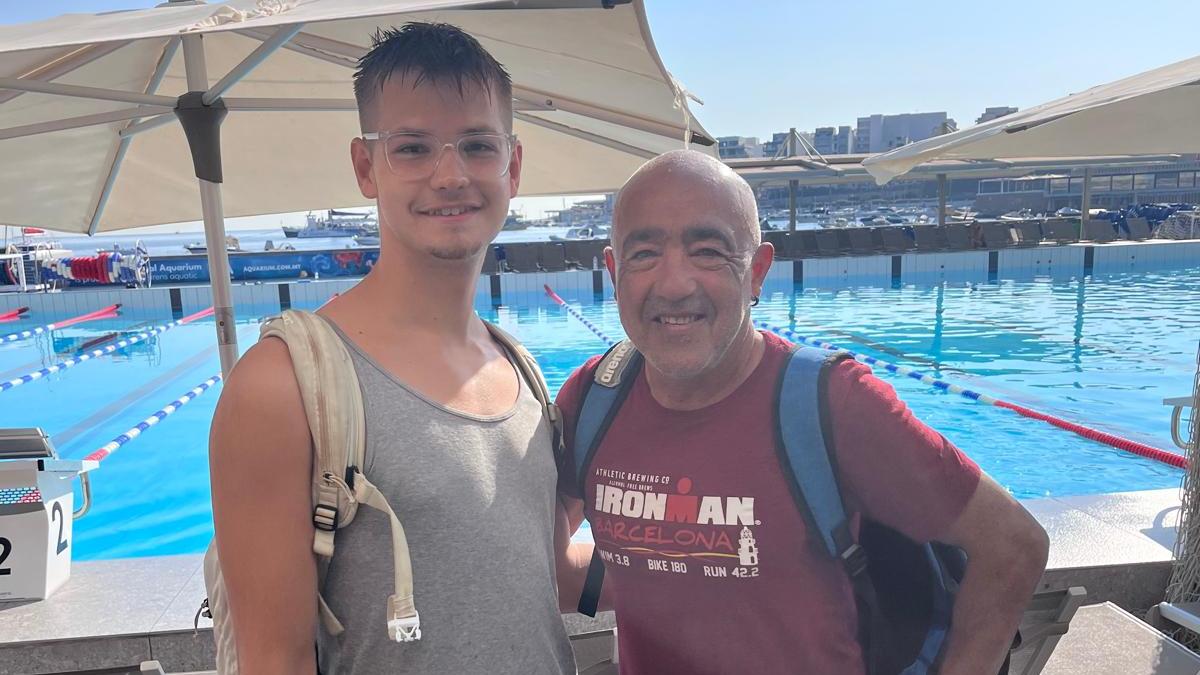 Leif Duitsmann from Weener conquers Malta swimming