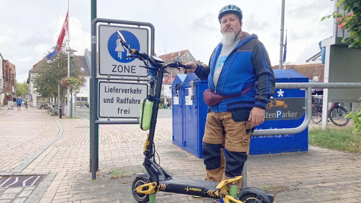 E-scooters in Rendsburg: Scooter rider lashes out at cyclists