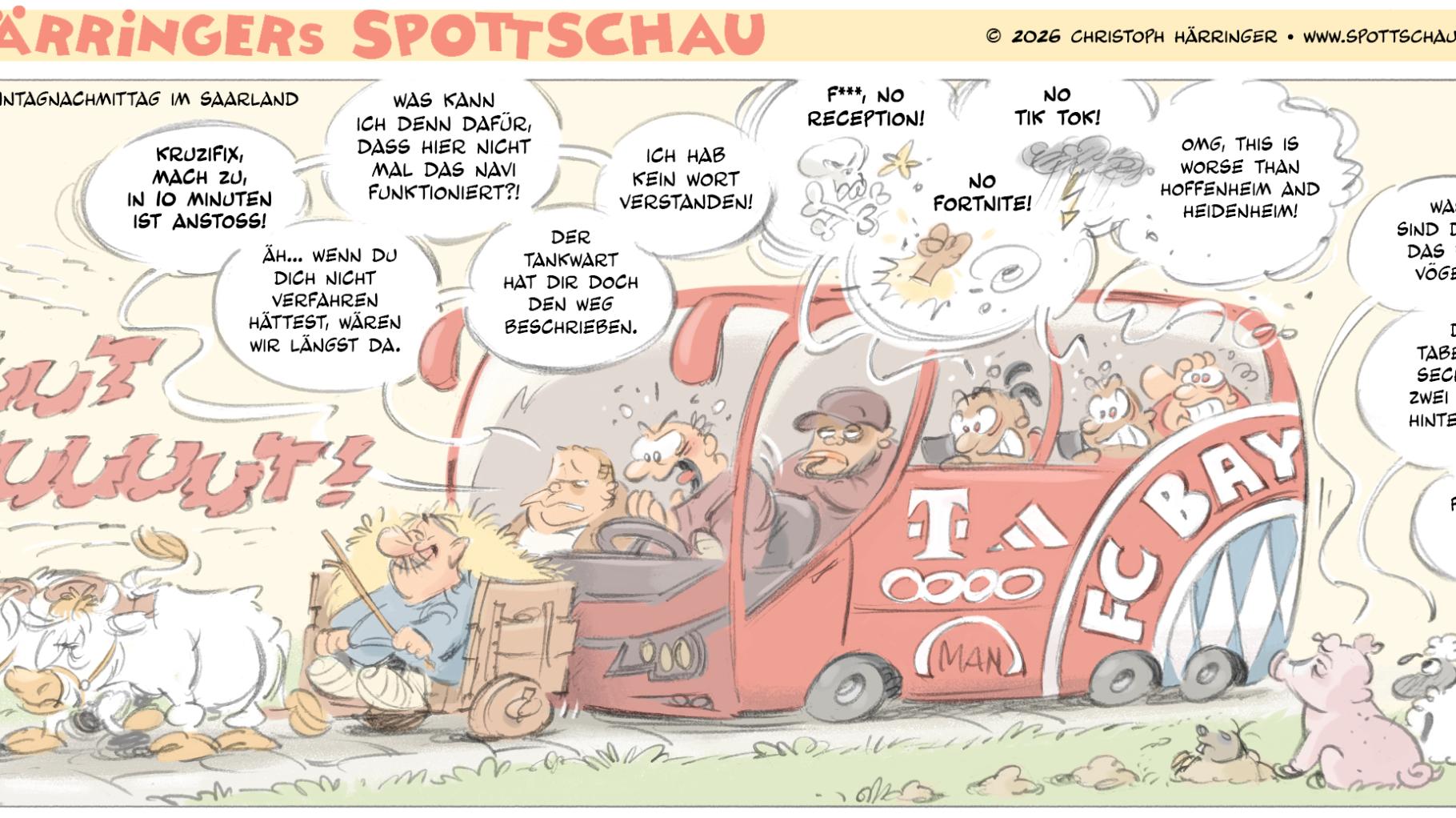 Härringers Spottschau: Alle Comics der Saison 2026/27 auf einen Blick