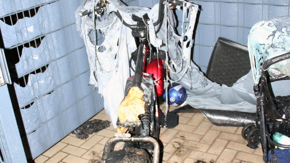 Fire in Weener: Residents extinguish e-scooter themselves