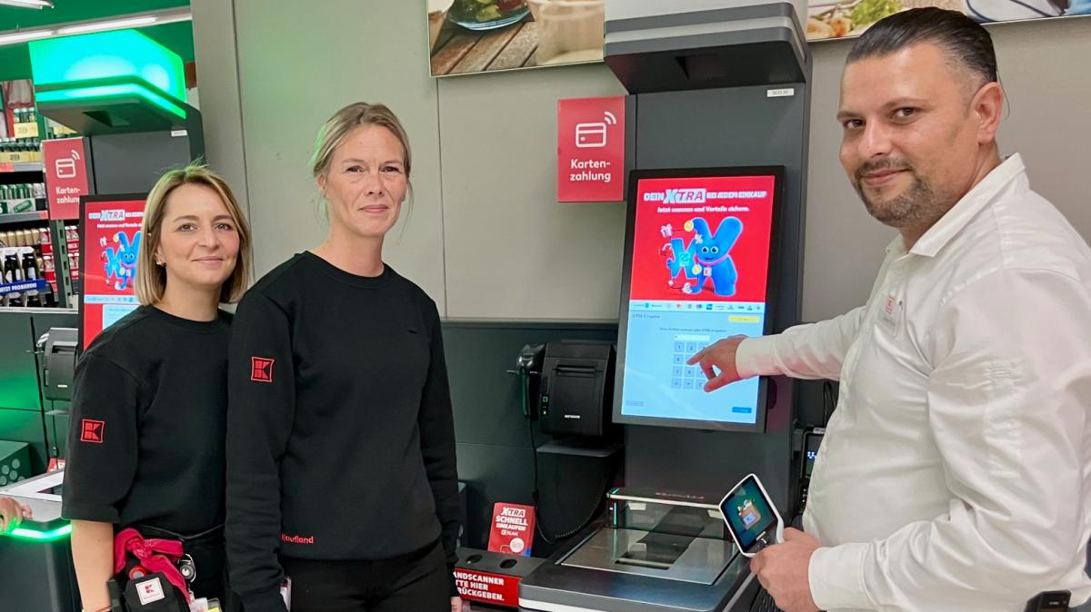 First Kaufland branch in Delmenhorst uses self-checkout lanes