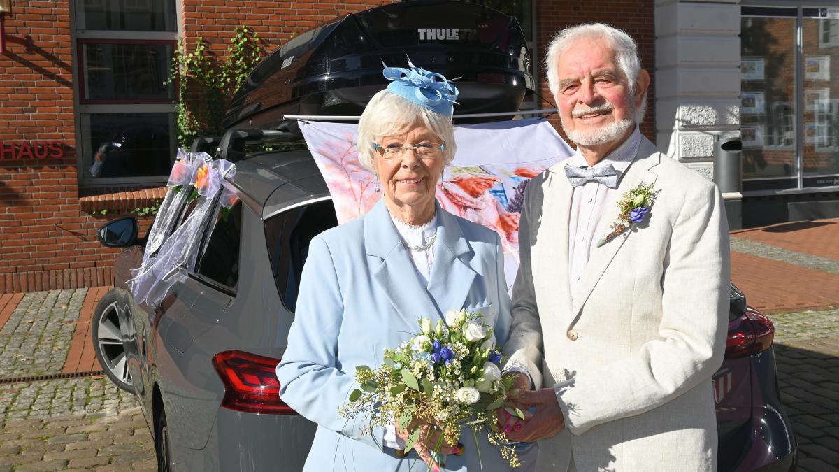 Hochzeit mit 87 in Eckernförde: Erika und Ewald sagen Ja