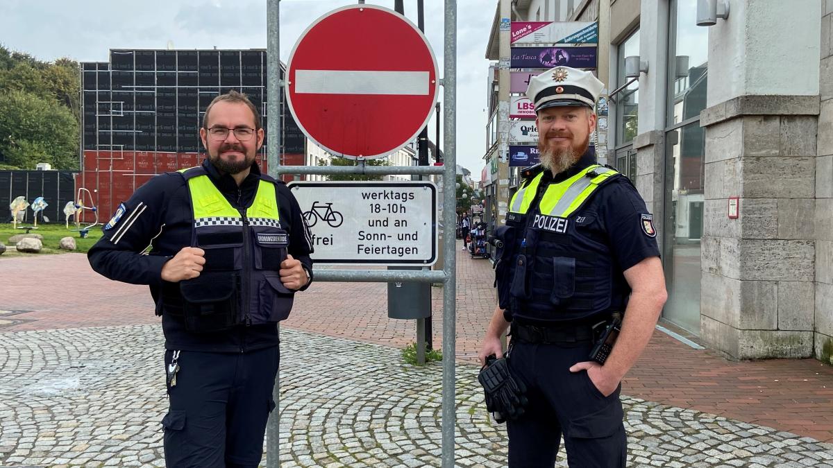 Checkpoint on Stadtweg in Schleswig: Police and KOD take action