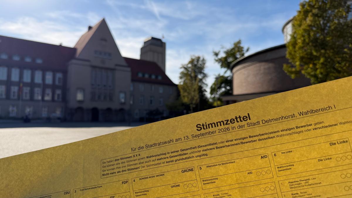 Nach Wahlzettel-Rätsel in Delmenhorst: Keine Polizei-Ermittlungen