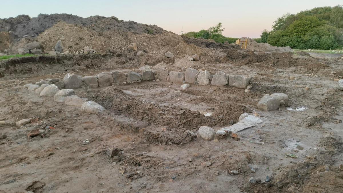 On the B201 in Schleswig: Remains of Apenstorp Castle discovered