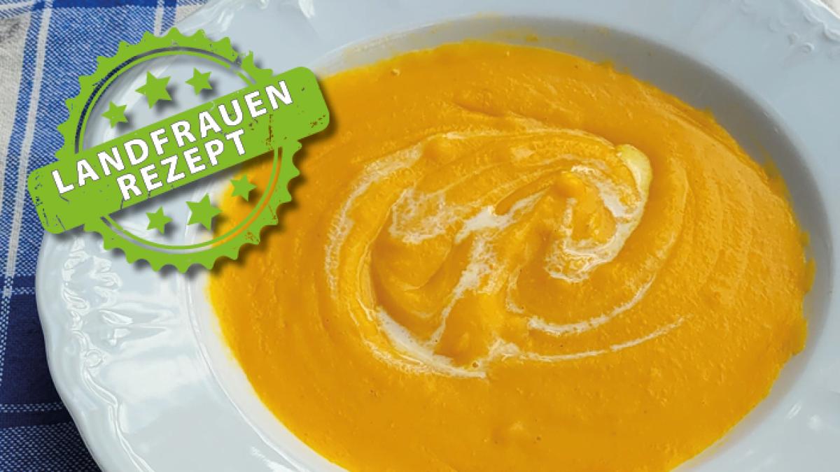 Kürbis-Orangen-Suppe mit Honig: Schnelles Landfrauen-Rezept