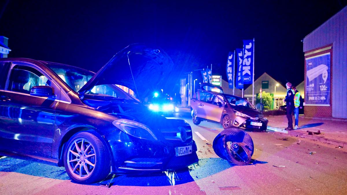Head-on collision Vechta: Two injured on Falkenweg