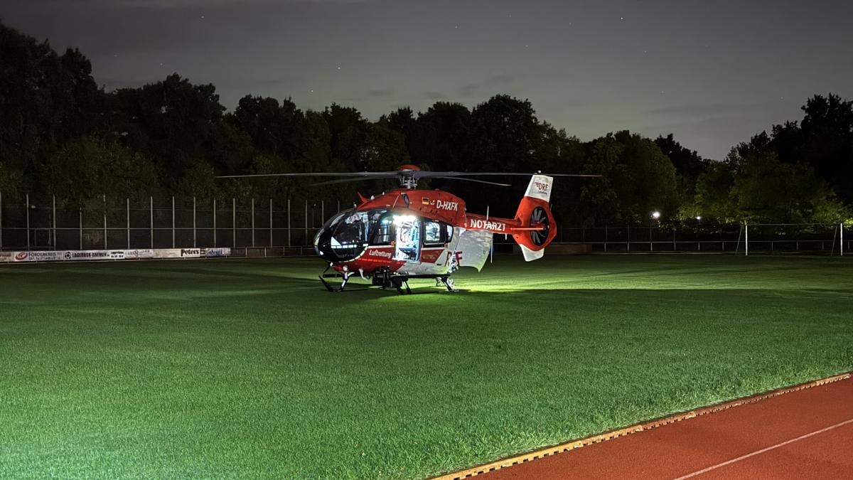Explosion verursacht schwere Verbrennungen: Großeinsatz in Stuhr