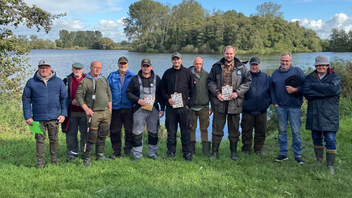Martin Auen wins the ASV Rheiderland fishing competition