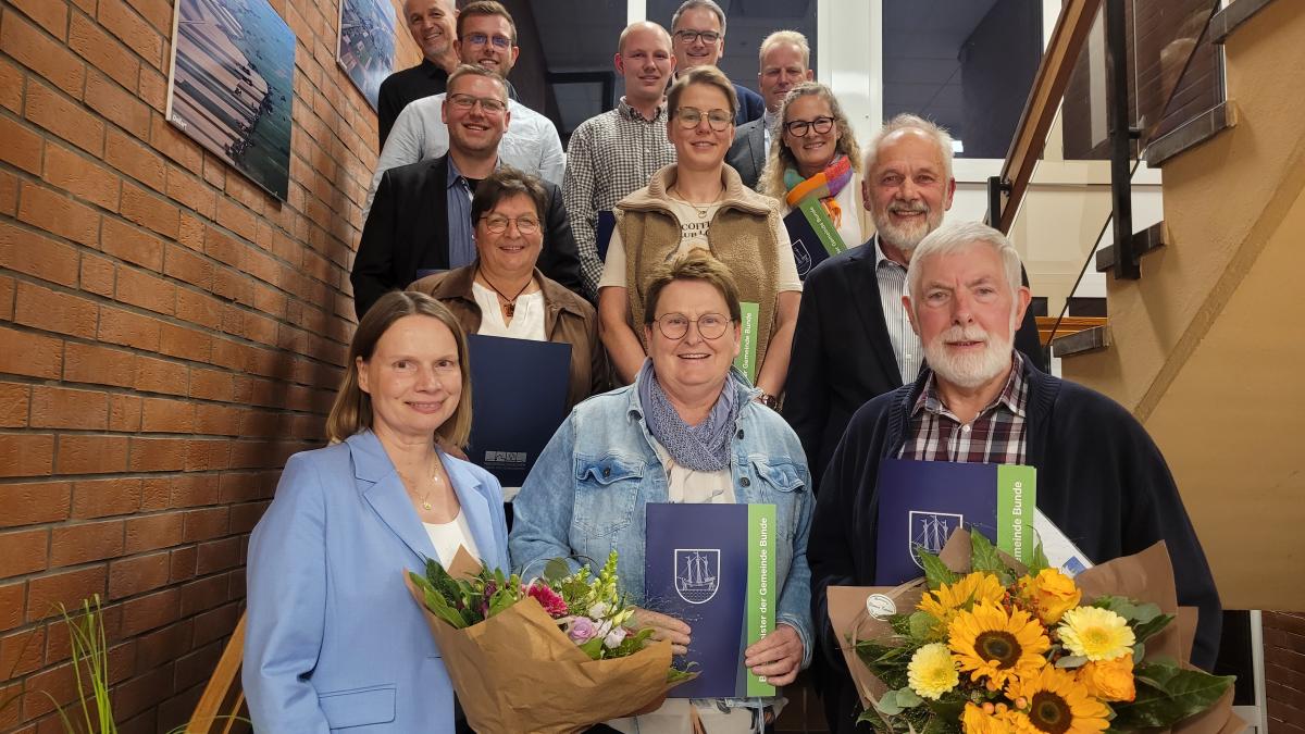 Zehn Ratsmitglieder nehmen Abschied in Bunde
