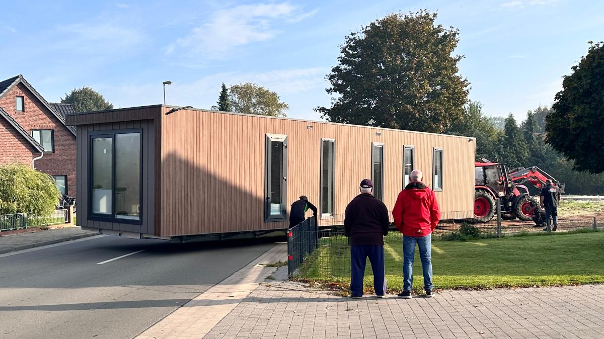 Modulhaus in Diele: Stefan Köller erfüllt Traum vom Eigenheim