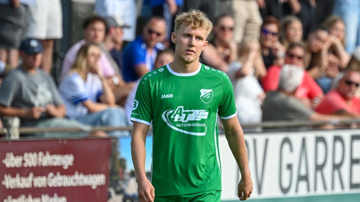 Garrel's Tjark Reinert is back after a long period of suffering