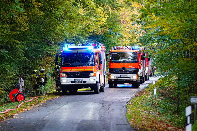 Waldbrand in Stormarn: Feuerwehr bereitet sich in Westerau vor
