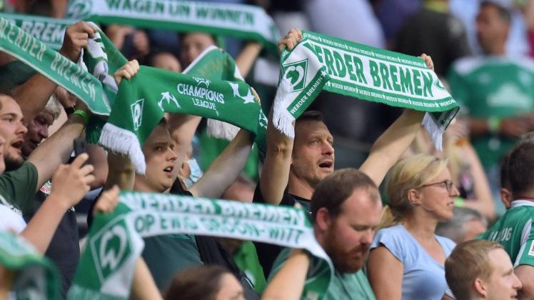 Die grüne Wand kehrt zurück, zumindest zur Hälfte: Am Sonntag gegen den SC Paderborn sind im Weserstadion knapp 21.000 Besucher zugelassen. Das Stadion bietet Platz für rund 42.000 Zuschauer.