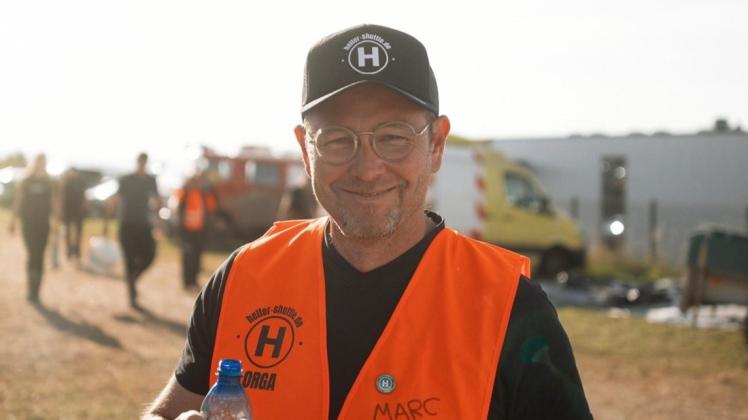Marc Ulrich hat mit seinem Helfer-Shuttle die Freiwilligen zu den von der Flut verwüsteten Orten gebracht.
